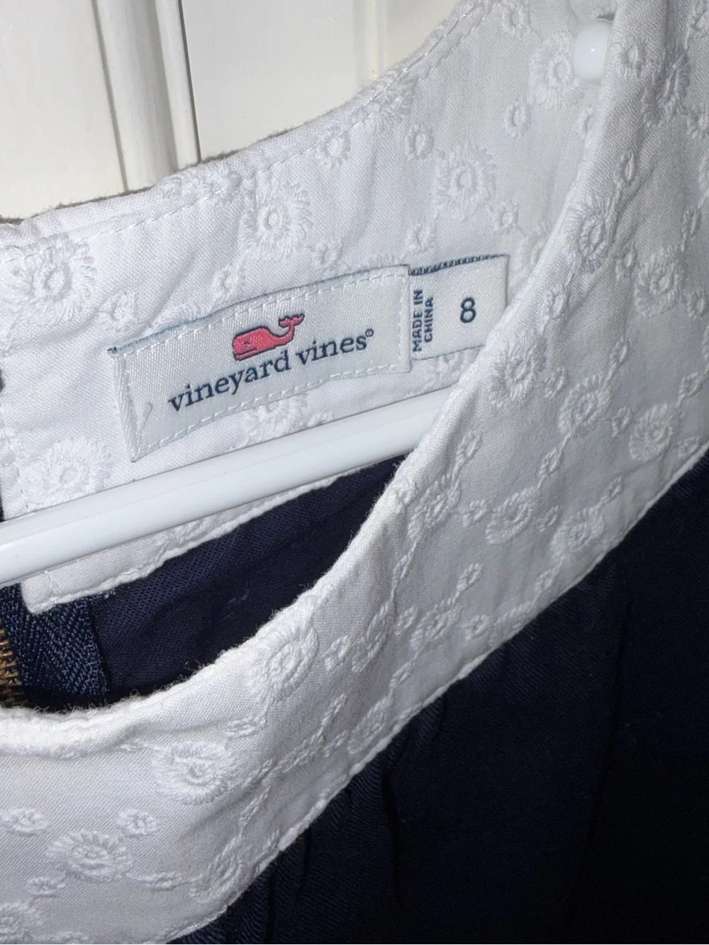 Vineyard Vines Navy Blue White Whale Dress - Picture 4 of 6